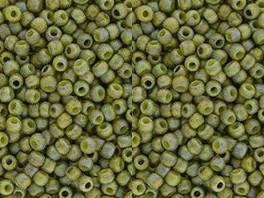 TR-11-2631F Semi Glazed Rainbow - Olive-0