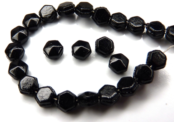 0010010 Jet Nailhead Beads 60 Pc.-7809