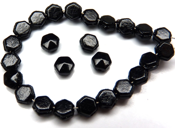 0010010 Jet Nailhead Beads 60 Pc.-7811