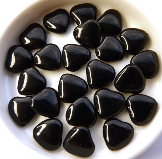 0010082 Jet Heart 10 mm. 25 Pc.-0 0010082 Jet Heart 10 mm. 25 Pc.-0