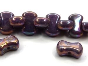 Coco-02010-15781 Alabaster Purple Iris Coco Beads 50 Pc.-0