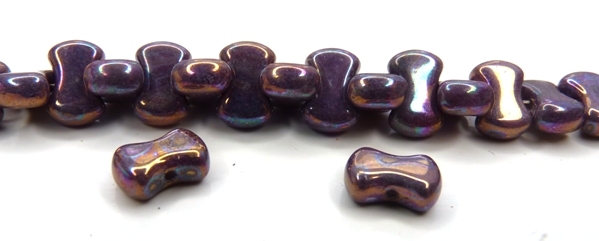 Coco-02010-15781 Alabaster Purple Iris Coco Beads 50 Pc.-0