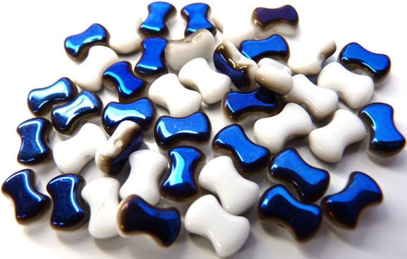 Coco-02010-22201 Alabaster Azuro Coco Beads 50 Pc.-7608