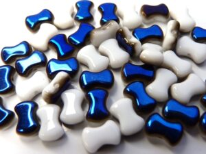 Coco-02010-22201 Alabaster Azuro Coco Beads 50 Pc.-7607