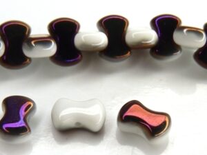 Coco-02010-23001 Alabaster Purple Vitrail Coco Beads 50 Pc.-0