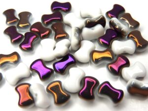 Coco-02010-23001 Alabaster Purple Vitrail Coco Beads 50 Pc.-7614