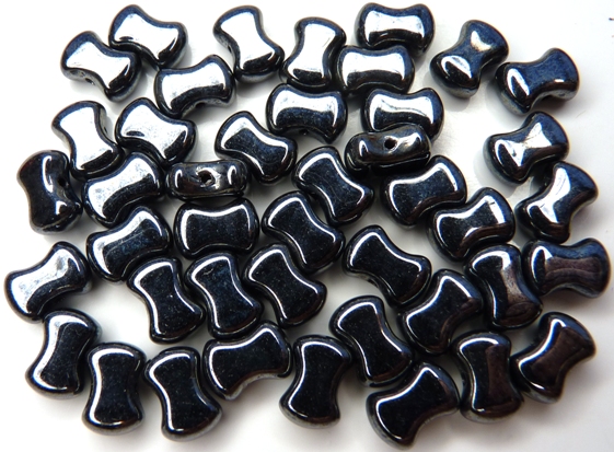 Coco-23980-14400 Jet Hematite Coco Beads 50 Pc.-7629