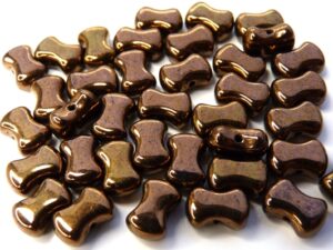 Coco-23980-14415 Jet Dark Bronze Coco Beads 50 Pc.-7634