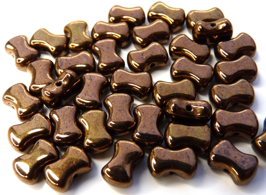 Coco-23980-14415 Jet Dark Bronze Coco Beads 50 Pc.-7634