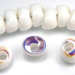 Nan-03000-28703 Chalk White AB Nano Beads 20 Pc.-0