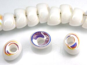 Nan-03000-28703 Chalk White AB Nano Beads 20 Pc.-0