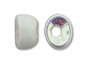 Nan-03000-28703 Chalk White AB Nano Beads 20 Pc.-7744