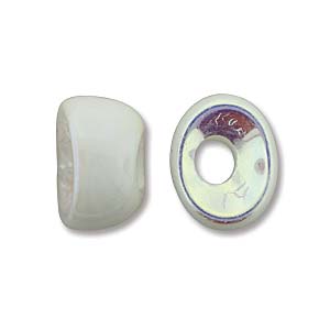 Nan-03000-28703 Chalk White AB Nano Beads 20 Pc.-7744