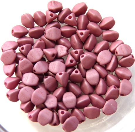PI-02010-29565 Saturated Opaque Plum Pinch Beads 10 gram-7844