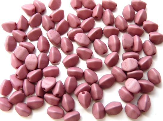 PI-02010-29565 Saturated Opaque Plum Pinch Beads 10 gram-0