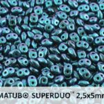 SD-23980-94109 Superduo Polychrome Indigo Violet 10 gram-0