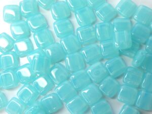 TH-61000 2Hole Square, Opal Aqua 20 Pc.-7945