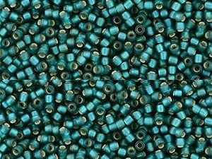 TR-15-0027BDF Silver-Lined Frosted Teal, 10 gram-0 TR-15-0027BDF Silver-Lined Frosted Teal, 10 gram-0