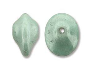 UFO-02010-14458 Alabaster Seafoam Ufo Beads 20 Pc.-0