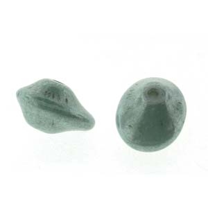 UFO-02010-14458 Alabaster Seafoam Ufo Beads 20 Pc.-7922