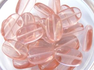 0070021 Rosaline Twisted Oval, 14 x 8 mm. 16 Pc.-8185