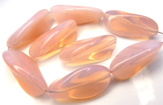0070035 Milky Apricot/Pink Twisted 4 Pc.-0 0070035 Milky Apricot/Pink Twisted 4 Pc.-0