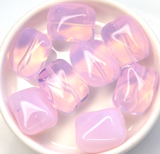0070046 Rose Opal Big Nugget 3 Pc.-0 0070046 Rose Opal Big Nugget 3 Pc.-0