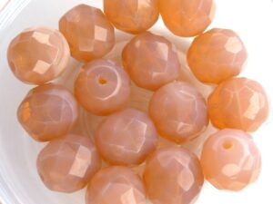 0070291 Pink Opal Facet 10 mm. 8 Pc.-8255