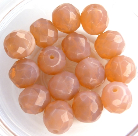 0070291 Pink Opal Facet 10 mm. 8 Pc.-8255