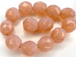 0070291 Pink Opal Facet 10 mm. 8 Pc.-0