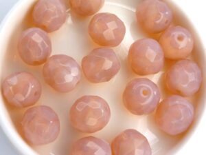 0070291 Pink Opal Facet 10 mm. 8 Pc.-8256
