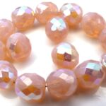 0070292 Pink Opal AB Facet 10 mm. 8 Pc.-0