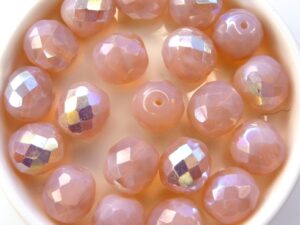 0070292 Pink Opal AB Facet 10 mm. 8 Pc.-8262