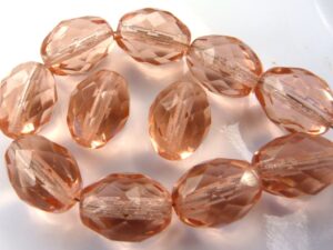 0070393 Rosaline Oval Facet 6 Pc.-8244