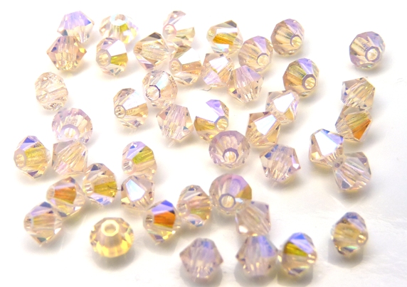 03-MC-70120-28701x2 Rosaline 2XAB Bicone, 3 mm. 50 Pc-8070