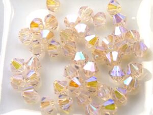 03-MC-70120-28701x2 Rosaline 2XAB Bicone, 3 mm. 50 Pc-8069