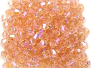03-MC-70120-28701x2 Rosaline 2XAB Bicone, 3 mm. 50 Pc-0