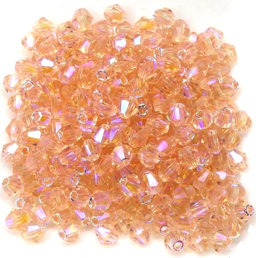 03-MC-70120-28701x2 Rosaline 2XAB Bicone, 3 mm. 50 Pc-0 03-MC-70120-28701x2 Rosaline 2XAB Bicone, 3 mm. 50 Pc-0