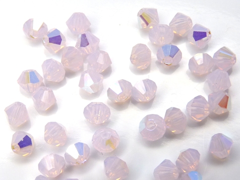 03-MC-71210-28701 Light Rose Opal AB, 3 mm. 50 Pc-0