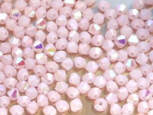 03-MC-72030-28701 Pink Alabaster AB Bicone, 3 mm. 50 Pc-8078