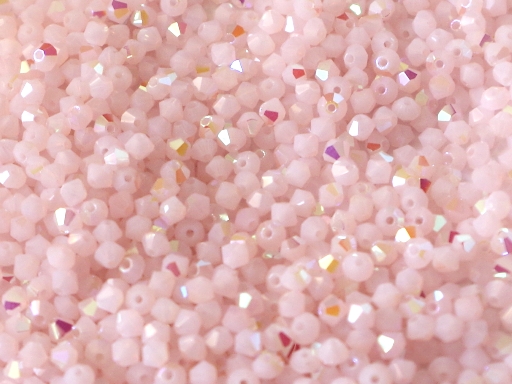 03-MC-72030-28701 Pink Alabaster AB Bicone, 3 mm. 50 Pc-8077
