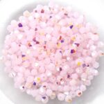 03-MC-72030-28701 Pink Alabaster AB Bicone, 3 mm. 50 Pc-0