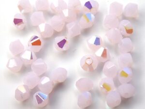 03-MC-72030-28701 Pink Alabaster AB Bicone, 3 mm. 50 Pc-8080
