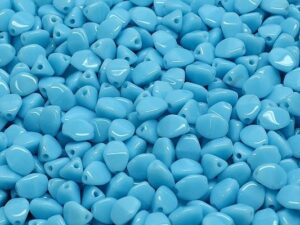 PI-63030 Opaque Blue Turquoise Pinch Beads 10 gram-0