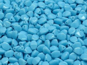 PI-63030 Opaque Blue Turquoise Pinch Beads 10 gram-0