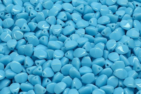 PI-63030 Opaque Blue Turquoise Pinch Beads 10 gram-0