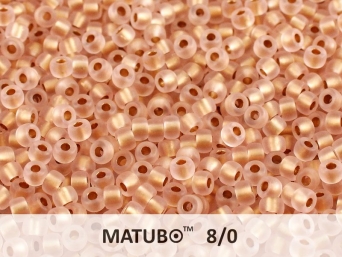 MTB-08-70120-85106 Matubo™ Ice Lined - Rosaline Bronze 10 gram-0 MTB-08-70120-85106 Matubo™ Ice Lined - Rosaline Bronze 10 gram-0