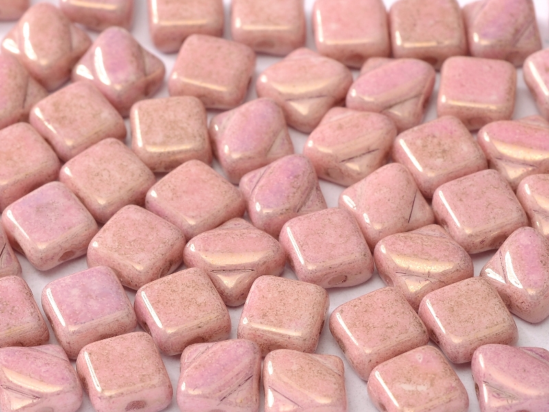 SL-02010-14494 Alabaster Pink/Lila Luster Silky Beads 30 Pc.-0 SL-02010-14494 Alabaster Pink/Lila Luster Silky Beads 30 Pc.-0