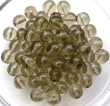 0020003 Black Diamond round 6 mm. 40 Pc.-0