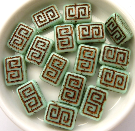 0100015 Light Green Turquoise Copper design 12 stuks-0 0100015 Light Green Turquoise Copper design 12 stuks-0